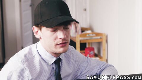 Benjamin Blue and Edward Terrant tire out their stepdads for a party