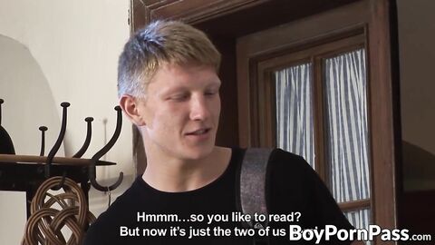 Benjamin and Steve suck and rub each others hard cocks