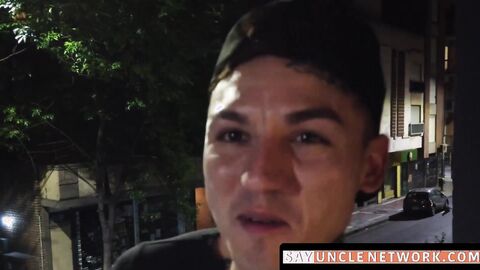 SayUncleNetwork.com - Straight tattooed Latino jock's bareback fuck after cock suckin