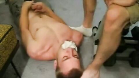 Big Cock Worships Amateur's Socked Feet