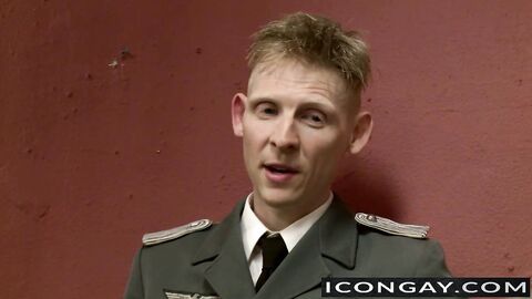 Horny captain Rob bangs his huge dick on Brandon tight hole