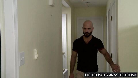 Alex the thief gets handled and anal fuck from powerful Adam