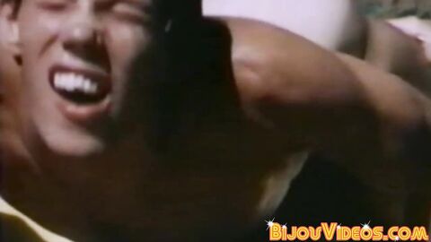 Retro gay jocks hot rimming and hardcore deepthroat outside