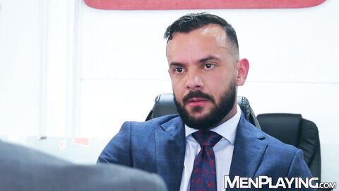 Dominant executive Sir Peter teaches Diego Reyes important lessons