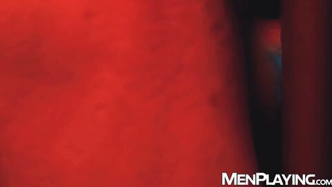 Hunk Rocky Vallarta devours Tony D'Angelos cock through a gloryhole