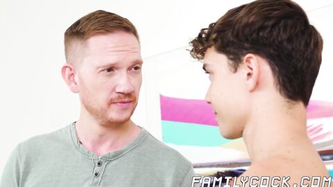 Brody Kayman and stepson Sam Ledger sucking one another in sixty nine