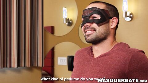 Bearded Alexandre dances on a pole before stroking his big dick