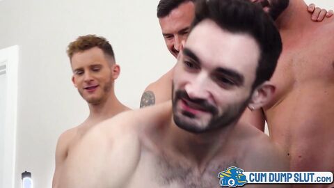 Braxton Cruz and Eddie Patrick stretch Jack Aries holes in nasty gangbang