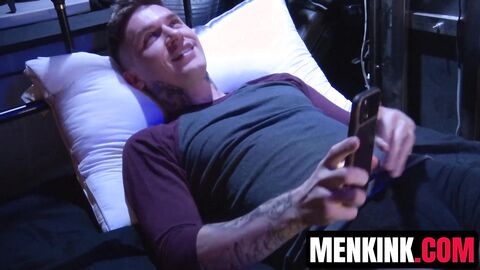 Zak Bishop seduces stepdad Lance Charger to ravage his asshole