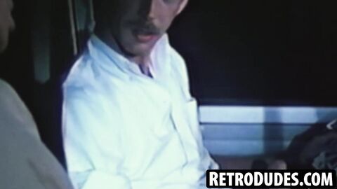 RetroDudes.com - Muscled Rory takes a hard throat fucking from Richard West