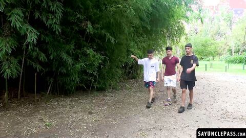 Rick Lennon got fucked by Gabriel Chiappe and Caetano Soares