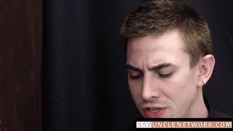 SayUncleNetwork.com - Skinny twink's forbidden fuck after sucking big cock deep