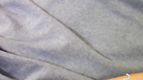 Blonde twink Casey Wood jerks off his dong while smoking