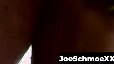 JoeSchmoeXXX.com - Horny gay guy dick spanks fat ass before wanking to cum