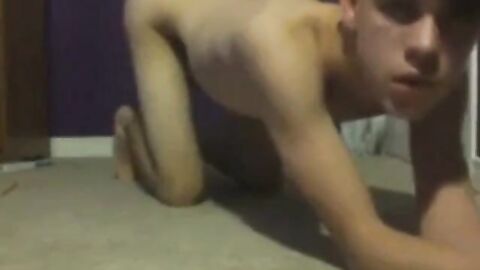Twink Begs for Sex Toy, Filling His Hungry Hole on Webcam
