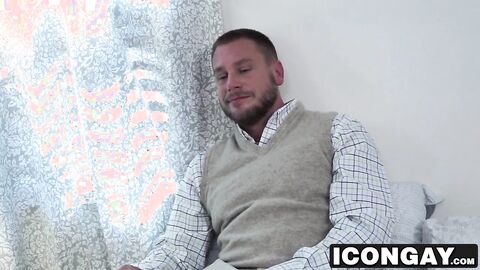 College professor Hans Berlin fucks tight student Roman Todd