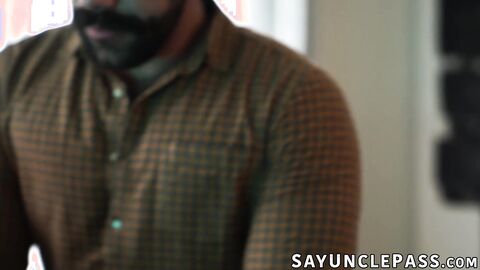 Markus Kage and Teddy Torres horned up while watching their stepson