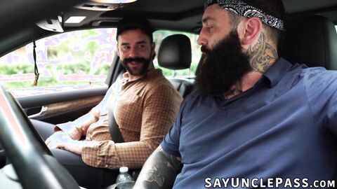 Markus Kage and Teddy Torres horned up while watching their stepson