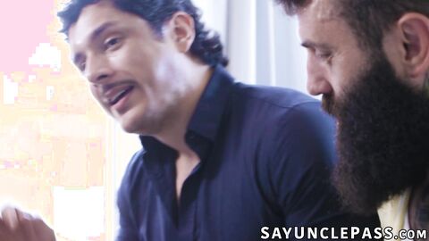 Rocky Vallarta helps Markus Kage release juices with their stepdads