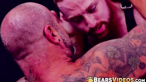 Hunk Sean Knight fucks hairy daddy Scotty Rage ass MERCILESSLY