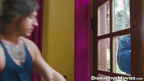 Cable guy Max Adonis is ass railed by hunk Dalton Riley