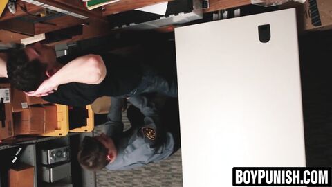 BoyPunish.com - Thief sucks horny cop's thick cock off
