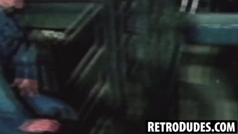 RetroDudes.com - Cock hungry homos John Steele and Bud Wallace get drenched in cum