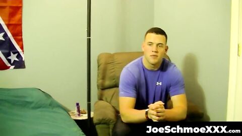 JoeSchmoeXXX.com - Homo jocks masturbation session gets a helping hand with a dude's