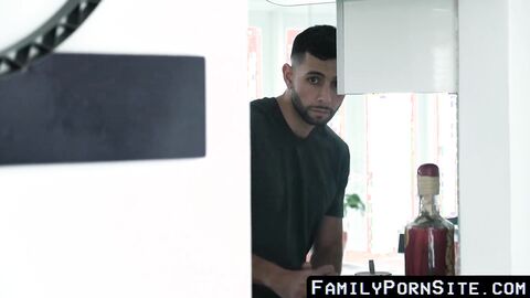 FamilyPornSite.com - Forbidden family fun: stepson and daddy's bareback pounding