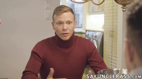 Ryan Jacobs and Pablo Cruz are two grateful twinks for their stepdads