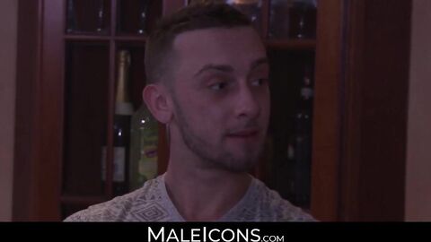 MaleIcons.com - Billie Ramos's introduction to gay sex with straight guy Vadim