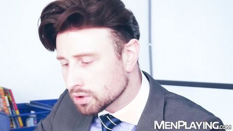 Boss Drew Dixon bends Pol Prince over for intense punishment