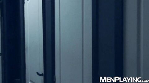 Leather clad Dato Foland baits the classy Logan Moore into breeding