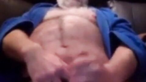 Grandpa's Solo Fun: Bear Daddy's Intimate Moment