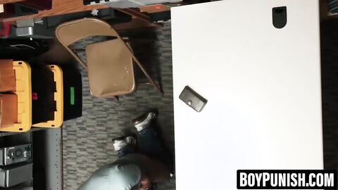 BoyPunish.com - Hot tatted crook slurps BBC cop's cock