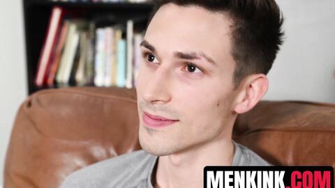 Theo Brady pulls out his raw cock and shoves it in Kane Foxs throat