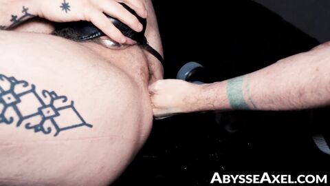 Hot jock Axel Abysse has his rosebud fisted out by Fellball