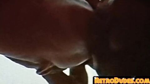 RetroDudes.com - Retro muscle jocks enjoy hardcore raw dick riding after deepthroat