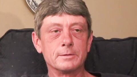 Skinny and handsome senior jerks off his cock after work