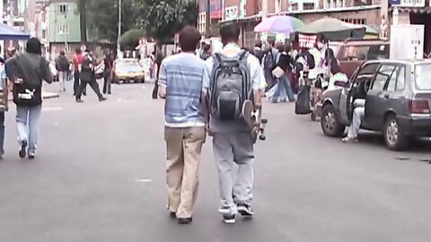 Hung latino twink ass bangs his friend and makes him cum