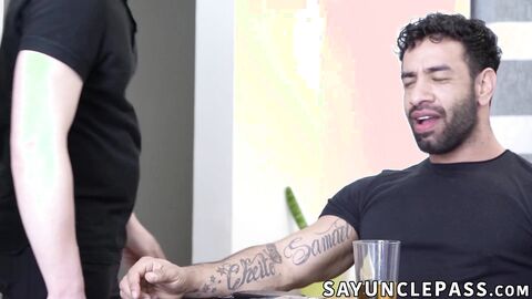 Hot game night for William Moore and Edward Terrant and their stepdad