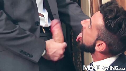 Suited Massimo Piano is used and stretched by Charlie Cherry