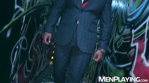 John Brachalli gets double drilled by Nicholas Bardem and D Dan