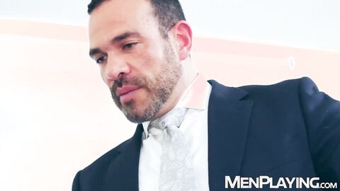 Manuel Reyes submits to deep anal pounding by Nicholas Bardem