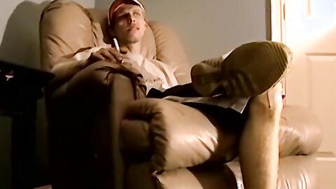 Skinny homo fucking black dude hard after a blowjob