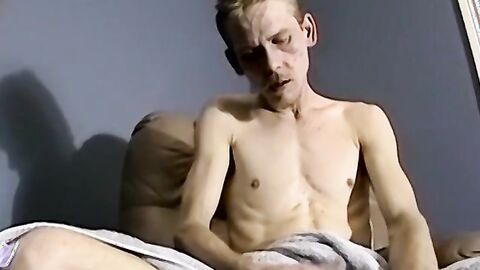 Skinny homo fucking black dude hard after a blowjob