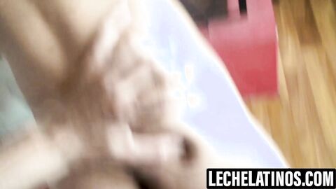 LecheLatinos.com - Felix sucks my dick to explosion point