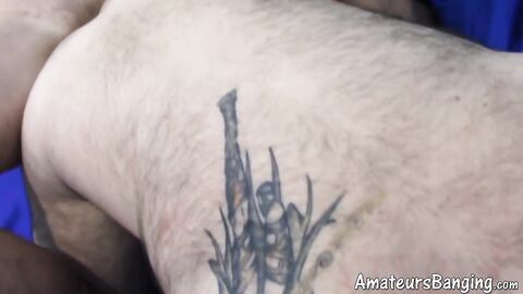 Amateur Tais hairy ass wraps around Masons thick cock