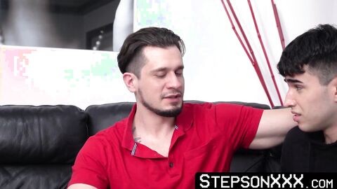 Homosexual Rob Quin passionately looks me in the eye while I penetrate his butt