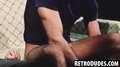 RetroDudes.com - Mature dudes Clay Russell and Joe Gage swap intense blowjobs with pa